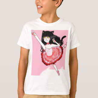 Cat Girl Ballerina T-shirt