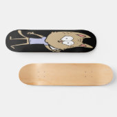 Cat Giving Peace Sign Persoonlijk Skateboard (Horizontaal)