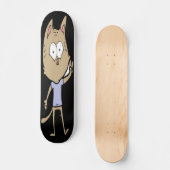 Cat Giving Peace Sign Persoonlijk Skateboard (Voorkant)