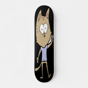 Cat Giving Peace Sign Persoonlijk Skateboard