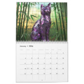 Cat Glass Calendar Kalender (Jan 2026)