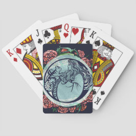 Cat Goddess Roos Pokerkaarten