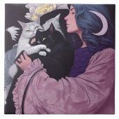 Cat Goddess Tegeltje (Voorkant)