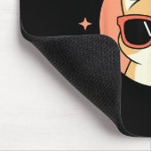 Cat - Godit, Donut! Sy Retro Cat Lover Design  Muismat (Hoek)