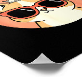 Cat - Godit, Donut! Sy Retro Cat Lover Design  Poster (Hoek)