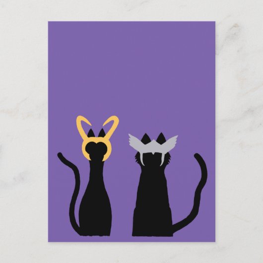 Cat Gods Briefkaart (Voorkant)