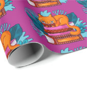 CAT Goedgekeurde boeken Roze Cadeaupapier (Rol Hoek)