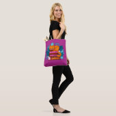 CAT Goedgekeurde boeken Roze Tote Bag (Op model)