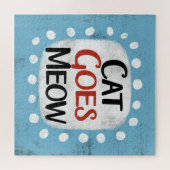 Cat Goes Meow Jigsaw Puzzel (Horizontaal)