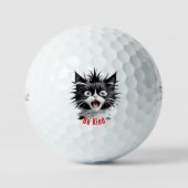Cat golfballen - Wees vriendelijk hilarisch ontwer (Voorkant)