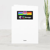 Cat Got Your Tongue?! wenskaart Kaart (Achterkant)