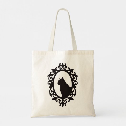 Cat Gothic Tote Bag (Achterkant)