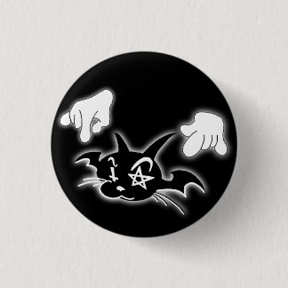 CAT Graffiti-ontwerp Ronde Button 3,2 Cm