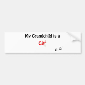 Cat Grandchild Bumpersticker