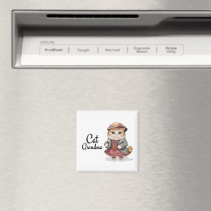 Cat Grandma Magnet – Schattige zomercadeau