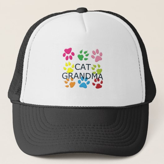 CAT GRANDMA TRUCKER PET (Voorkant)