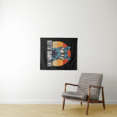 Cat Grandpa stijl | Cat Retro Cft Wandkleed (In Situ (horizontaal))