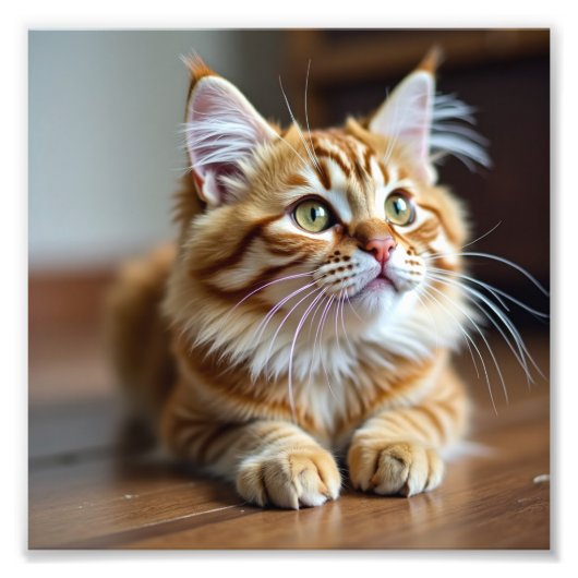 Cat grappig foto afdruk (Voorkant)