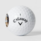 Cat grappig golfballen (Logo)