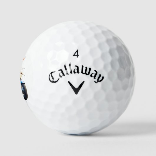 Cat grappig golfballen (Logo)