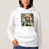 Cat grappig hoodie (Voorkant)