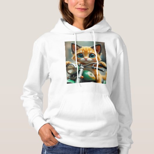 Cat grappig hoodie (Voorkant)