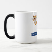 Cat Greeting Morphing Coffee Cup Magische Mok (Links)