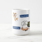 Cat Greeting Morphing Coffee Cup Magische Mok (Midden)
