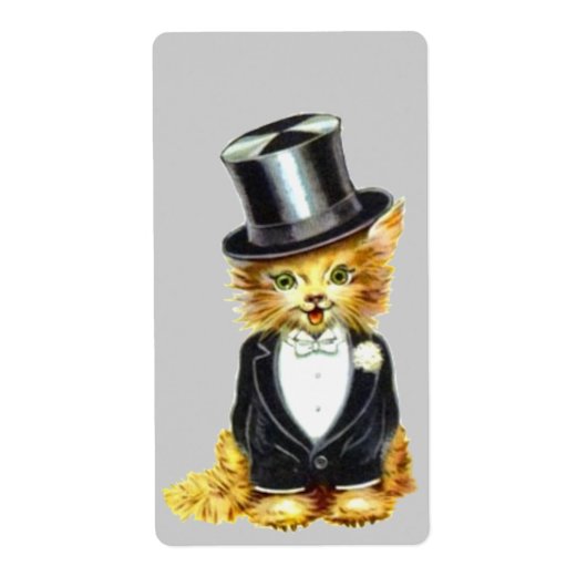 Cat Groom Etiket (Voorkant)