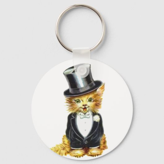 Cat Groom Sleutelhanger (Voorkant)