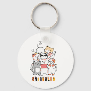 Cat Group Design Sleutelhanger