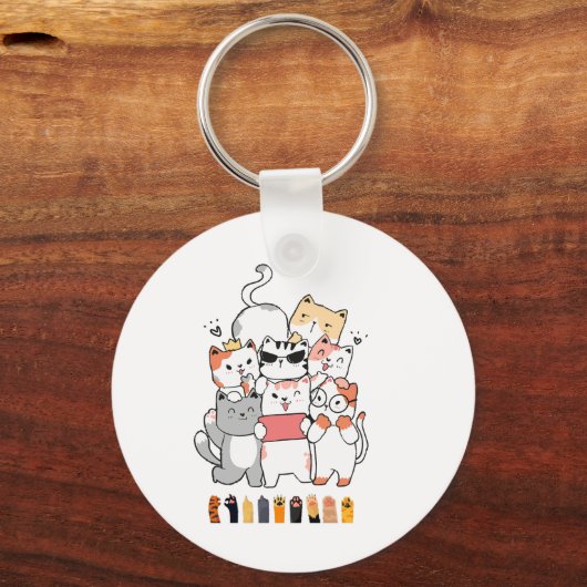 Cat Group Design Sleutelhanger (Voorkant)