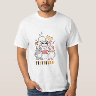 Cat Group Design T-shirt