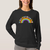 Cat Group Rainbow Cat Lover Funny T-shirt (Voorkant)