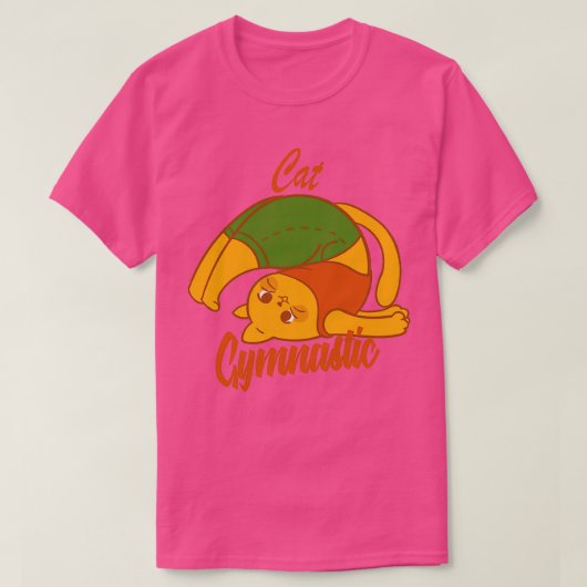 Cat Gymnastic T-shirt (Design voorkant)