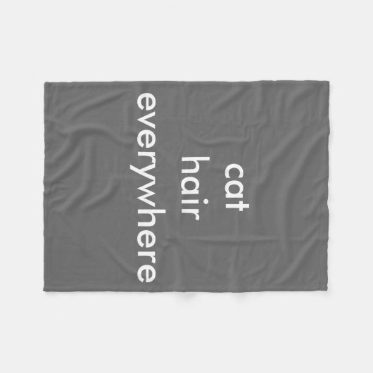 Cat Hair Anywhere deken (Voorkant (Horizontaal))