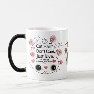 Cat Hair Don't Care Mok - Bloemkattenmoeder Morphi