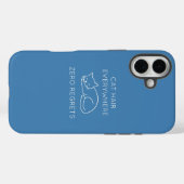 Cat hair everywhere zero regrets Case-Mate iPhone case (Achterkant (horizontaal))