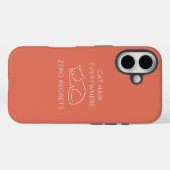 Cat hair everywhere zero regrets Case-Mate iPhone case (Achterkant (horizontaal))
