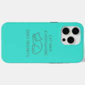 Cat hair everywhere zero regrets Case-Mate iPhone case (Achterkant (horizontaal))