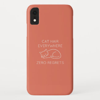 Cat hair everywhere zero regrets Case-Mate iPhone case