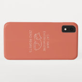Cat hair everywhere zero regrets Case-Mate iPhone case (Achterkant (horizontaal))