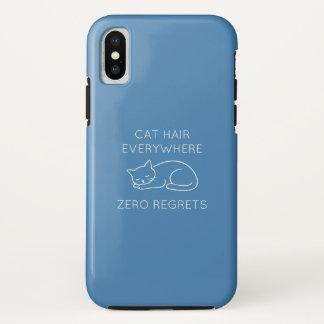Cat hair everywhere zero regrets Case-Mate iPhone case