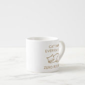 Cat hair everywhere zero regrets espresso kop (Voorkant rechts)