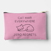 Cat hair everywhere zero regrets etui (Achterkant)