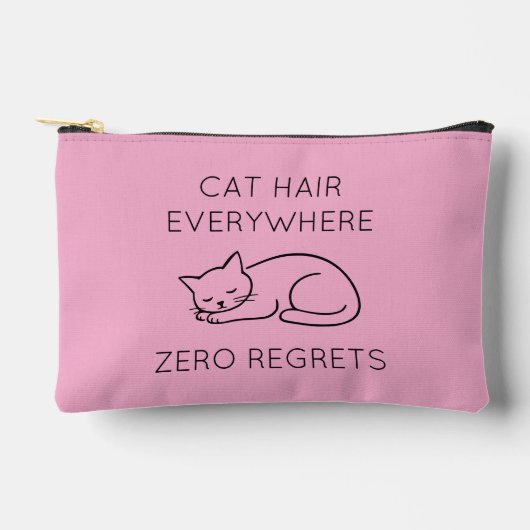 Cat hair everywhere zero regrets etui (Voorkant)