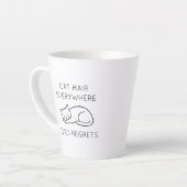 Cat hair everywhere zero regrets latte mok (Linkerhoek)