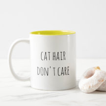Cat Hair geeft geen grappige Humor Eenvoudige Typo