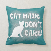 Cat Hair, geen zorgen! Kussen