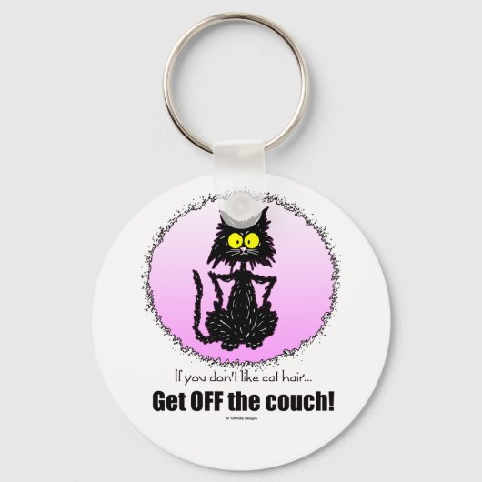 Cat Hair...Gifts for Cat Lovers Sleutelhanger (Voorkant)